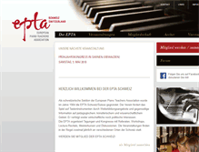 Tablet Screenshot of epta.ch