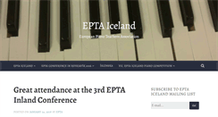 Desktop Screenshot of epta.is
