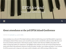 Tablet Screenshot of epta.is